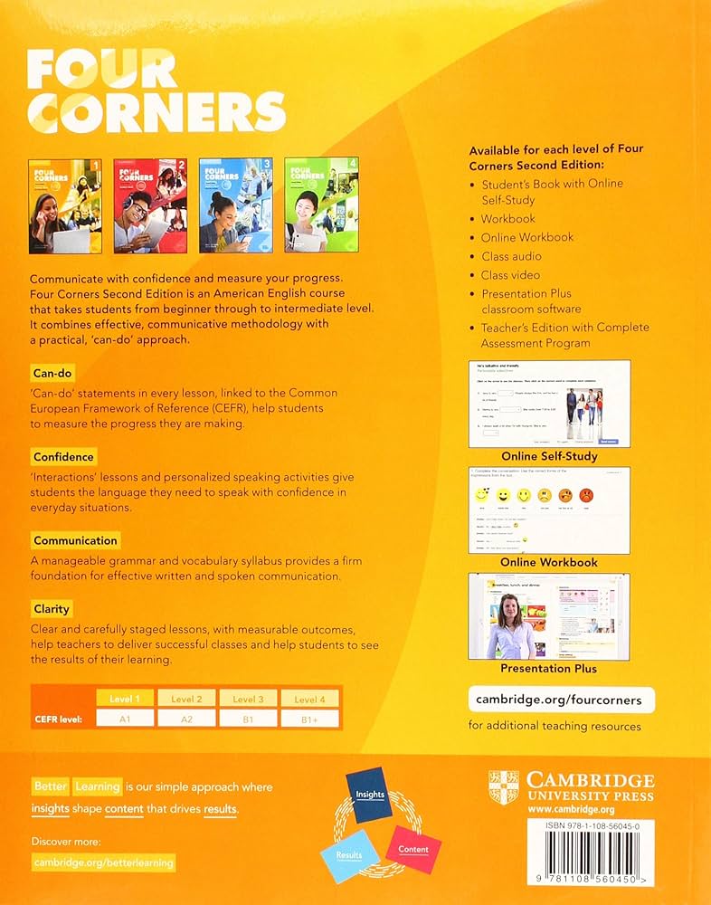 کتاب Four Corners 1 video book ( ویرایش دوم ) - تصویر 3