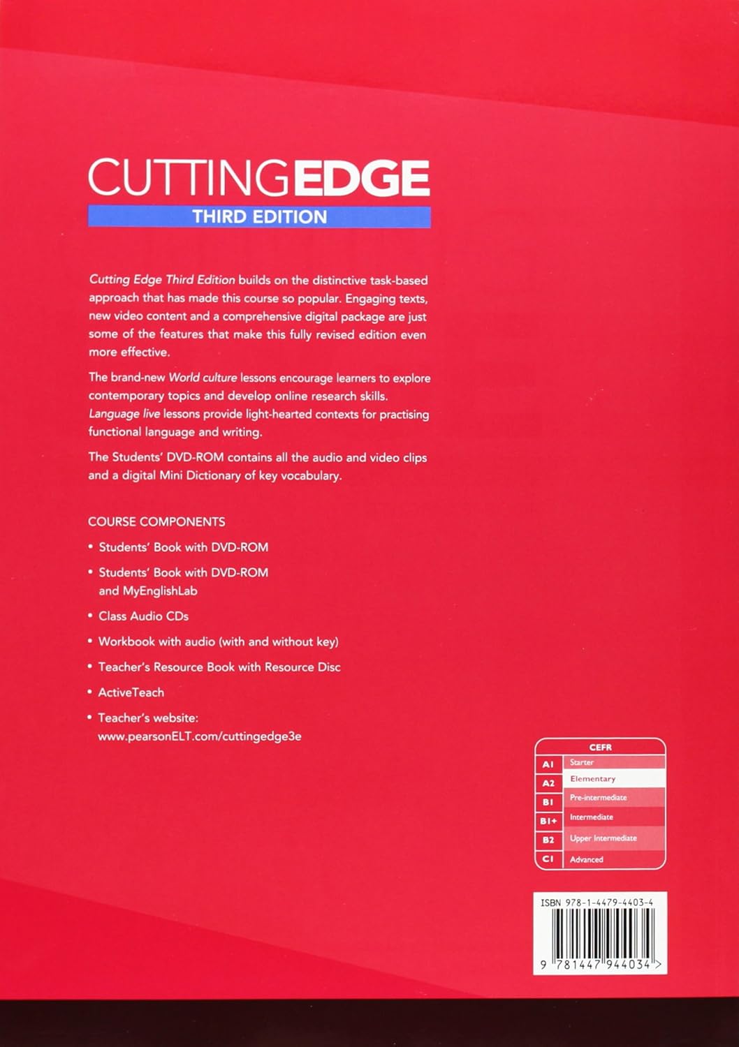 کتاب Cutting Edge Elementary 3rd کتاب کاتینگ ادج المنتری ویرایش سوم