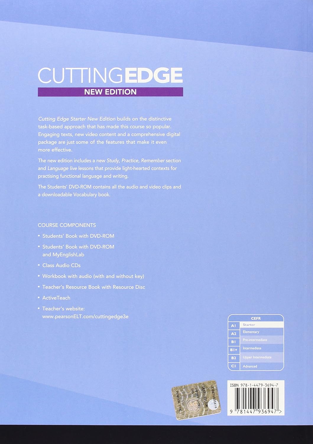 کتاب Cutting Edge Starter 3rd کتاب کاتینگ ادج استارتر ویرایش سوم