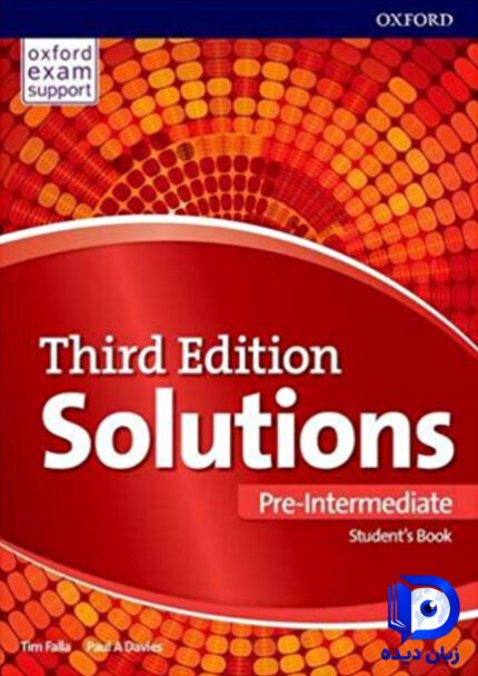 کتاب Solutions Pre Intermediate 3rd کتاب سولوشن پره اینترمدییت ویرایش سوم