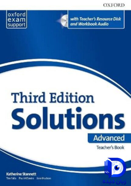 کتاب Solutions Advanced 3rd teachers book (کتاب معلم) کتاب سولوشن معلم ادونس ویرایش سوم