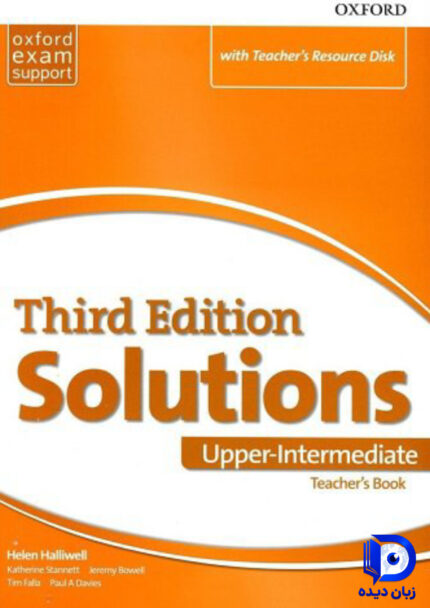 کتاب Solutions Upper Intermediate 3rd teachers book (کتاب معلم) کتاب سولوشن اپر اینترمدییت معلم ویرایش سوم
