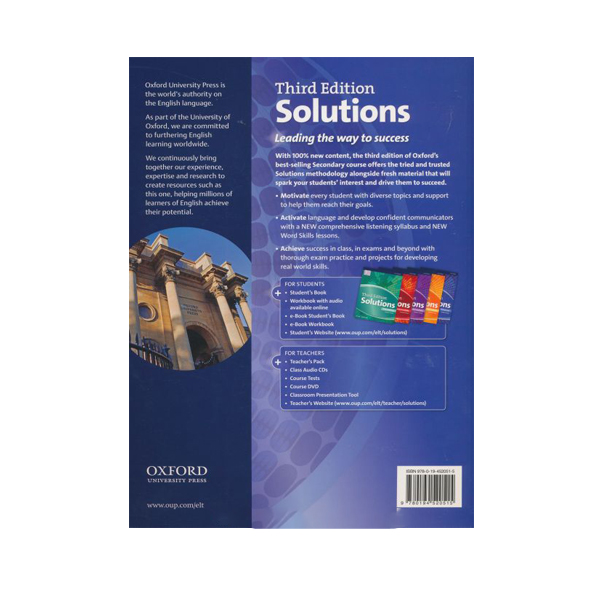 کتاب Solutions Advanced 3rd کتاب سولوشن ادونس ویرایش سوم