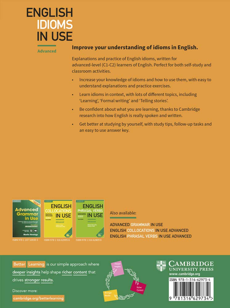 کتاب English Idioms In Use Advanced 2nd - تصویر 3