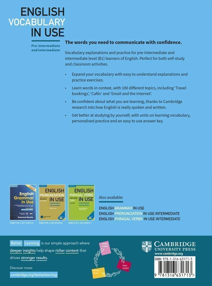 کتاب English Vocabulary in Use Pre-Intermediate / Intermediate 4th - تصویر 2