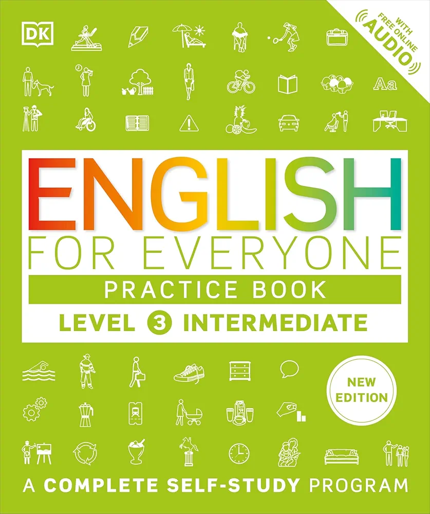 کتاب English for Everyone Level 3 Course Book + Practice Book ( چاپ رنگی ) کتاب انگلیش فوراوری وان سطح3