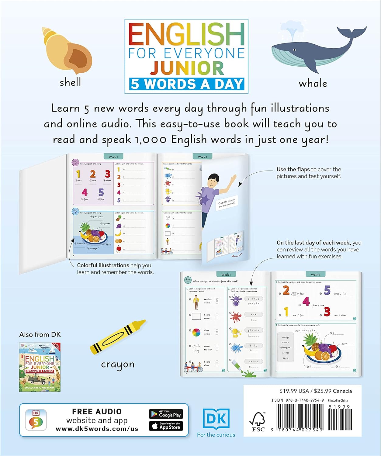 کتاب English for Everyone Junior 5 Words A Day - تصویر 2