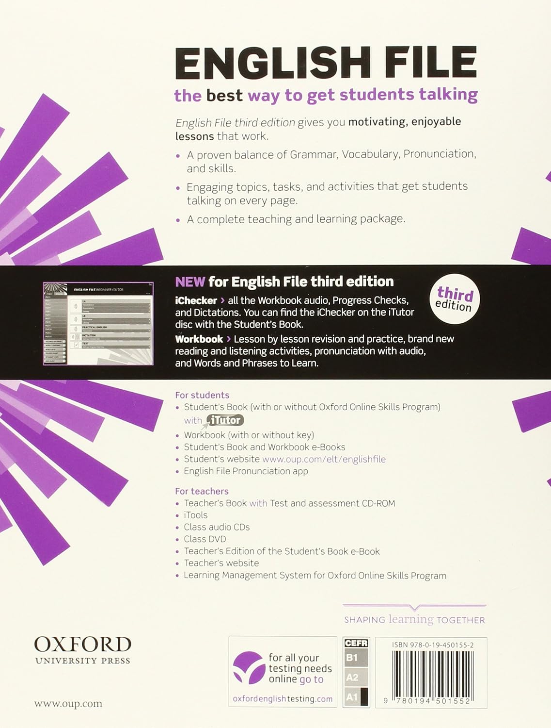 کتاب English File Beginner 3rd کتاب انگلیش فایل بیگینر ویرایش سوم