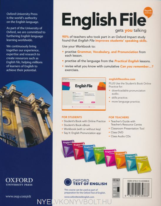 کتاب English File Upper intermediate 4th کتاب انگلیش فایل اپر اینترمدییت ویرایش چهارم