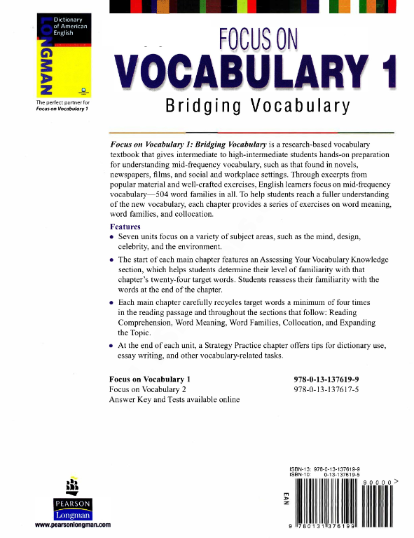 کتاب Focus on Vocabulary 1