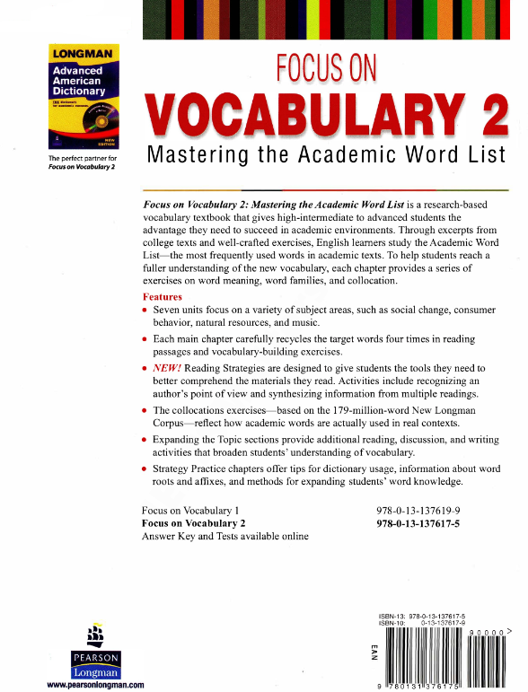 کتاب Focus on Vocabulary 2 - تصویر 2