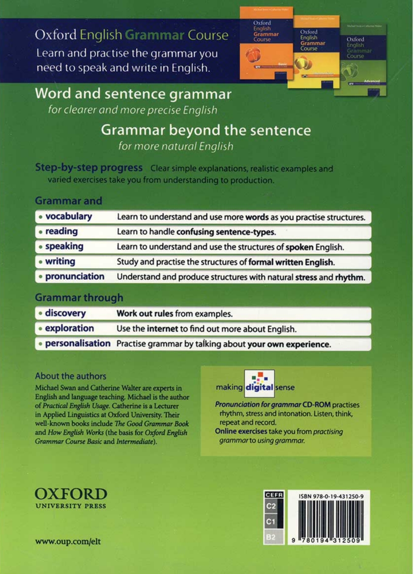 کتاب Oxford English Grammar Course Advanced کتاب اکسفورد انگلیش گرامر کورس ادونس