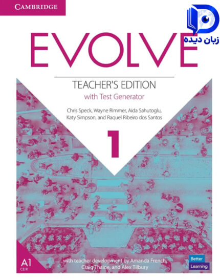 کتاب Evolve Level 1 Teacher’s Edition with Test Generator ( کتاب معلم ) کتاب معلم ایوالو 1