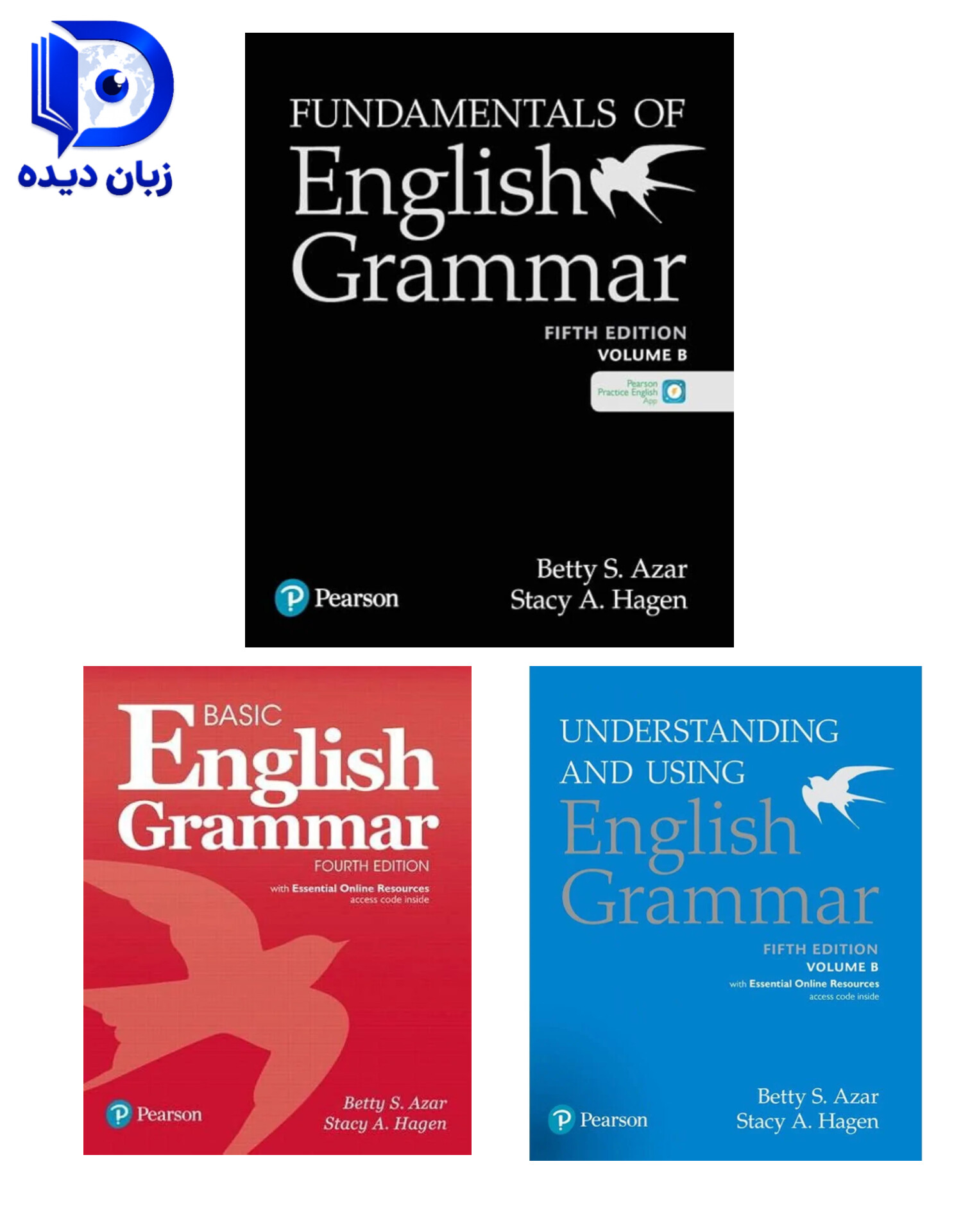مجموعه English Grammar Betty Azar full pack انگلیش گرامر بتی اذر