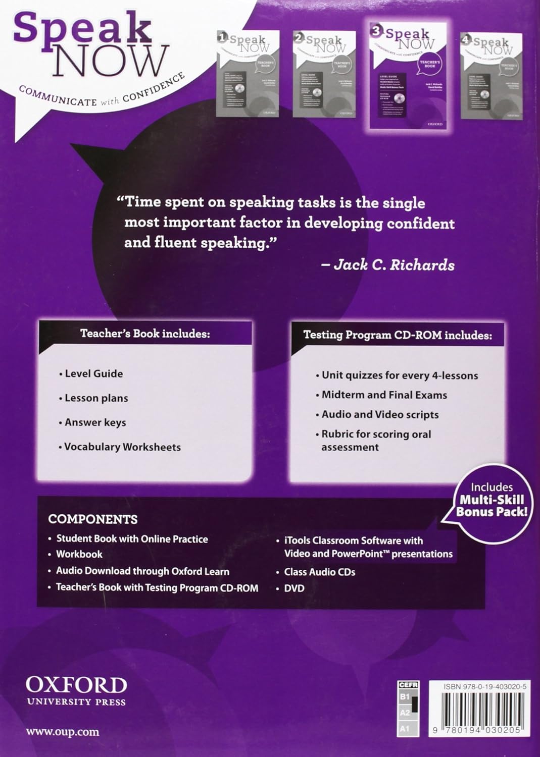کتاب Speak Now 3 Teachers book کتاب معلم - تصویر 2
