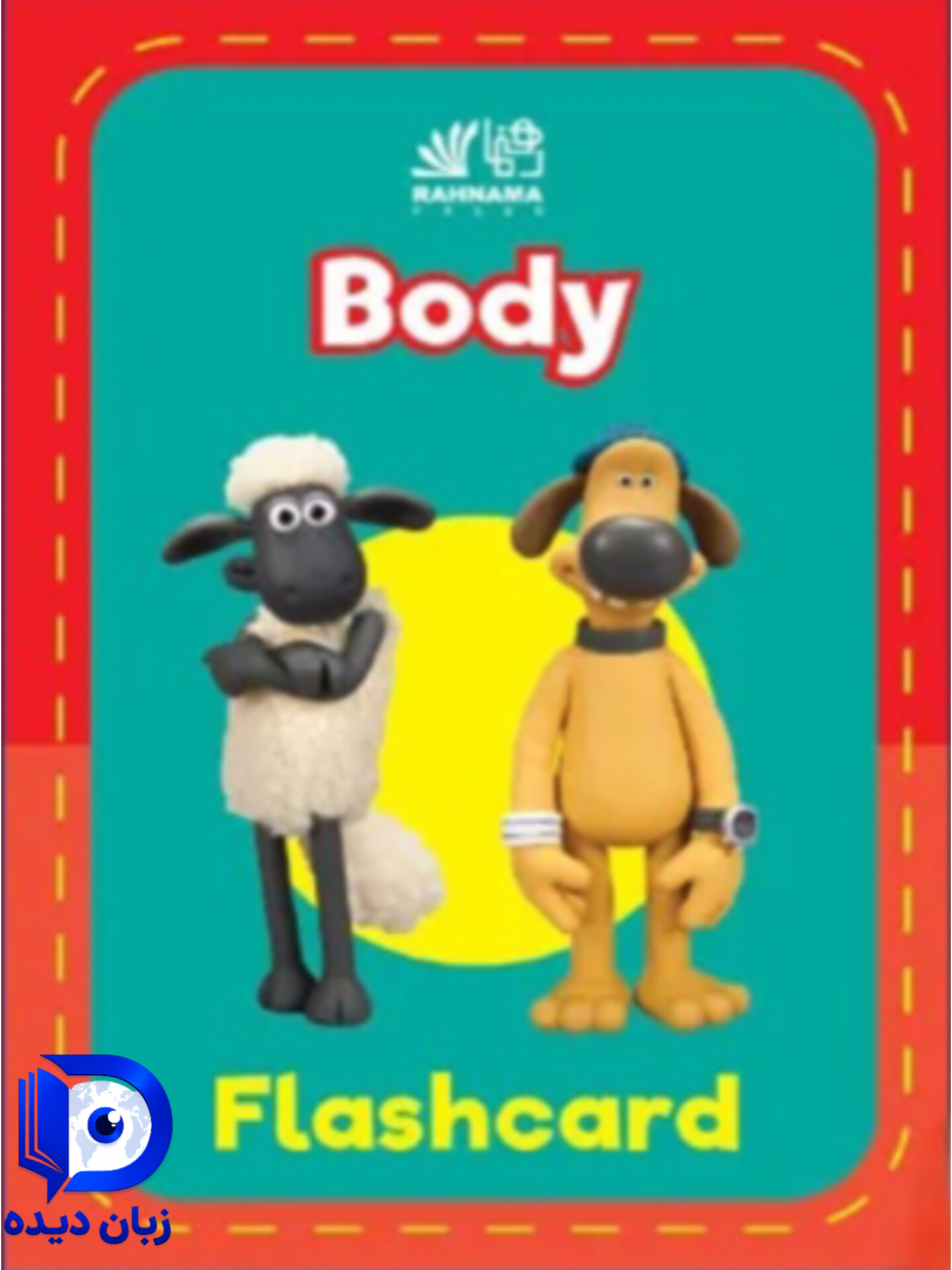 فلش کارت Body Flashcard (فلش کارت اعضای بدن)